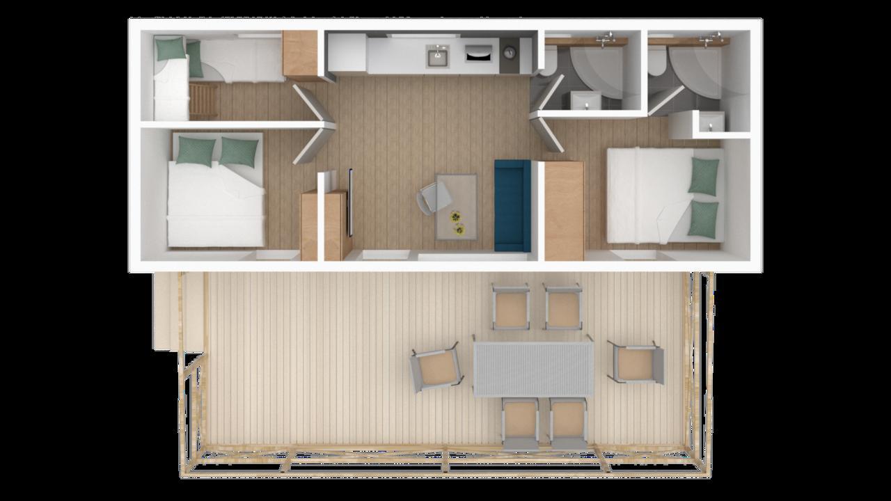 Mediteran Travel Mobile Homes Solaris Brodarica  Δωμάτιο φωτογραφία